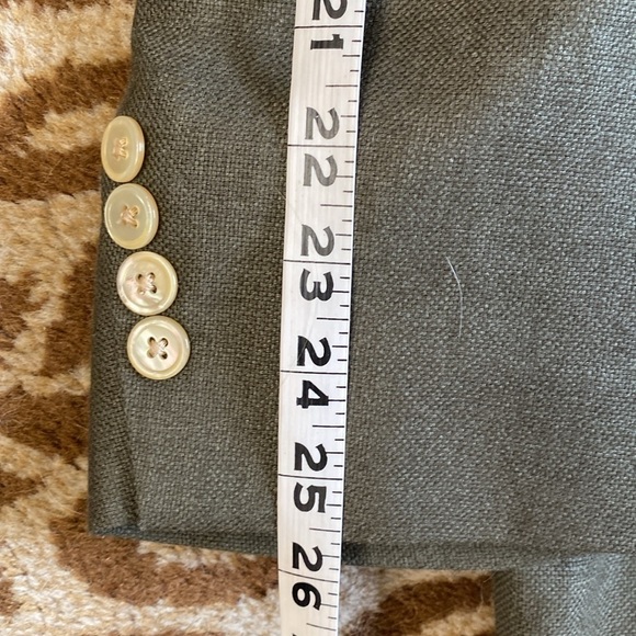 Oscar de la Renta Men's Blazer suit Jacket Sz 44 L Silk/Wool blend Event office - Picture 10 of 12